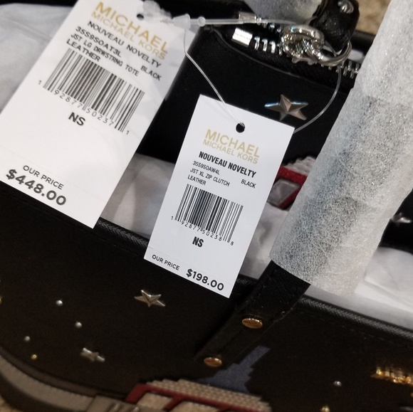 SOLD NWT MK NOUVEAU NOVELTY TOTE+WRISTLET SET - Picture 7 of 8